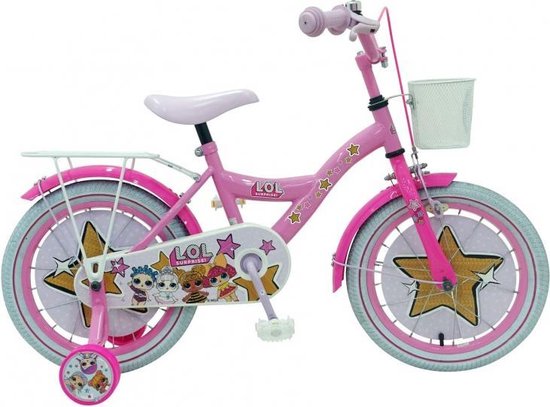 Vélo pour enfants LOL Surprise - Filles - 16 pouces - Rose - 2 freins à  main | bol.com
