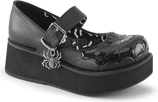 Demonia Plateau Sandaal Shoes- SPRITE-05 US Zwart