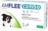Amflee Combo Spot-on Hond - 134 mg (10-20 kg) - 3 pipetten