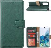 Samsung S20 FE Hoesje - Samsung Galaxy S20 FE Bookcase / Wallet case - Groen