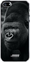 iPhone SE (2016) Hoesje Transparant TPU Case - Gorilla #ffffff