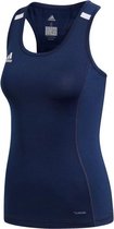 adidas T19 Tanktop Dames - navy - maat XXS