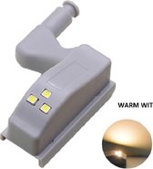 Automatische - LED - Scharnierverlichting - Kast Verlichting - Warm Wit