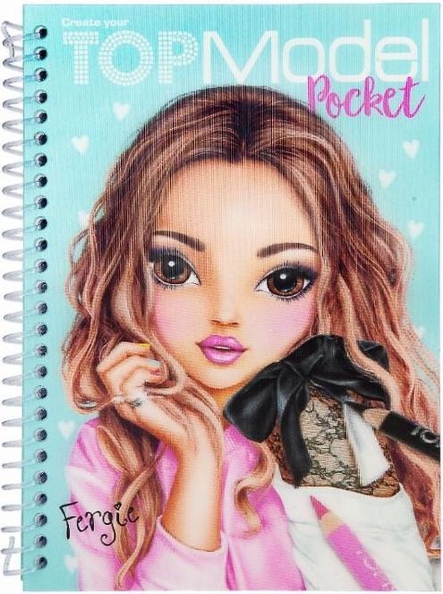 Topmodel Kleurboek Pocket 3d Meisjes 18 Cm Papier Groen - TOPModel
