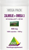 Zalmolie & Omega 3 Megapack - 1200Ca