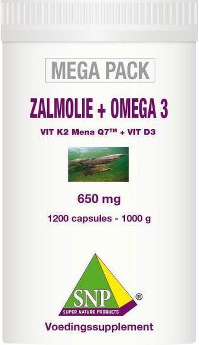 Zalmolie & Omega 3 Megapack - 1200Ca
