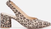 Bugatti Slingback pumps luipaard - Maat 41