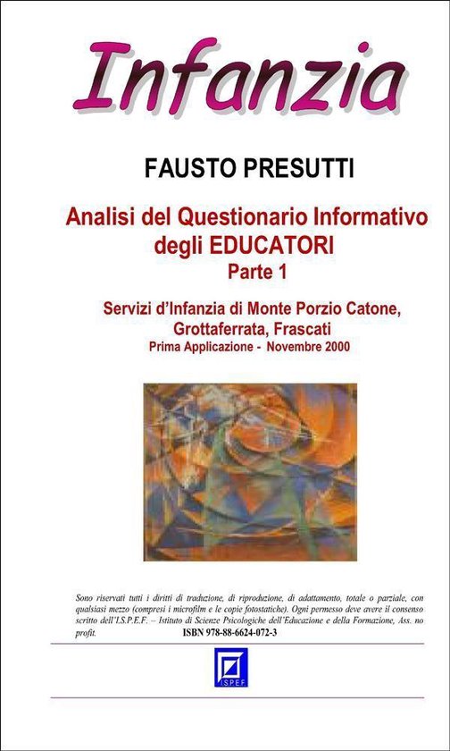 Analisi del Questionario Informativo degli Educatori degli A ... - cover