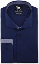Messieurs | Blumfontain Chemise Homme Adultes NOS navy 0514 Taille 4XL 49/50