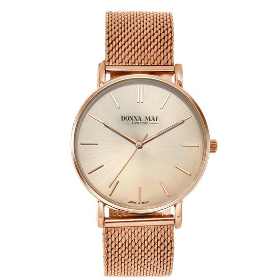 Donna Mae mesh horloge DM1528R-030