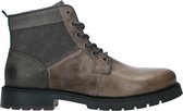 Sacha - Heren - Grijze leren veterboots - Maat 43