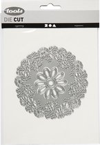 Stans- en embossing mallen. bloemen. d: 10.5 cm. 1 stuk