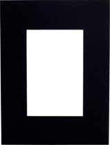 Mount Board 413 Black 18x24cm with 9x14cm window (5 pcs)