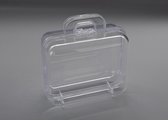 Plastic transparante Koffer (25 stuks)