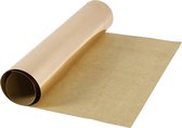 Faux Leather Papier, B: 49 cm, unikleurig,met folie, 350 gr, roze goud, 1 m/ 1 rol