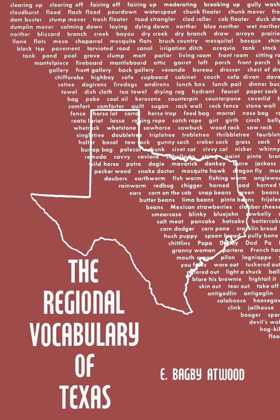 The Regional Vocabulary of Texas - cover