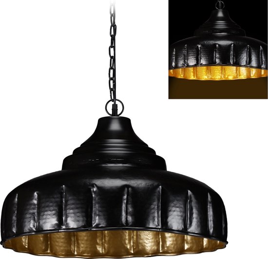 relaxdays hanglamp industrieel - eettafel lamp - plafondlamp - industriele  lamp -... | bol.com