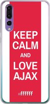 Huawei P30 Hoesje Transparant TPU Case - AFC Ajax Keep Calm #ffffff