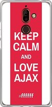 Nokia 7 Plus Hoesje Transparant TPU Case - AFC Ajax Keep Calm #ffffff