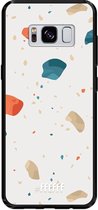 Samsung Galaxy S8 Hoesje TPU Case - Terrazzo N°3 #ffffff