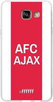 Samsung Galaxy A5 (2016) Hoesje Transparant TPU Case - AFC Ajax - met opdruk #ffffff