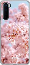 OnePlus Nord Hoesje Transparant TPU Case - Cherry Blossom #ffffff