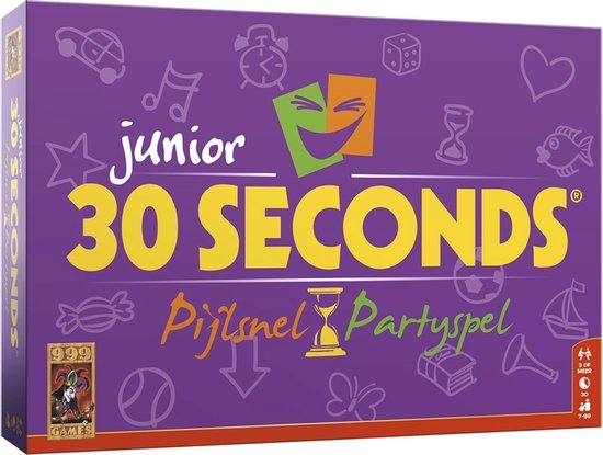 Thumbnail van een extra afbeelding van het spel Spellenbundel - Bordspel - 3 Stuks - 30 seconds & 30 Seconds Uitbreiding & 30 Seconds Junior