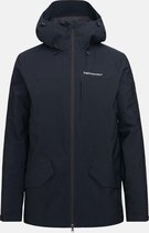 Peak Performance M Maroon Long Jacket Zwart L
