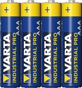 Varta Industrial Pro Alkaline AAA Batterijen - 4 stuks