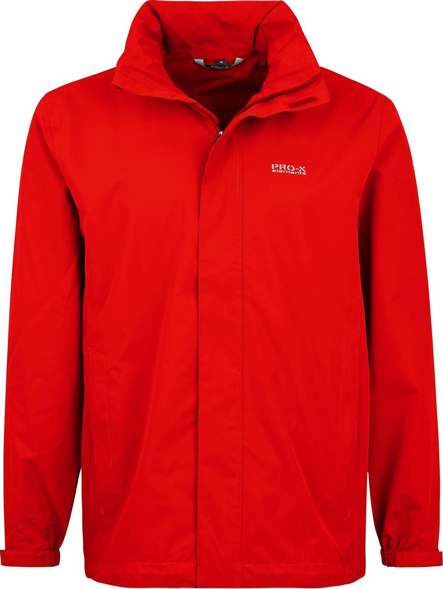 Pro-X Elements Opbergbare regenjas voor heren Gerrit Lava Rood