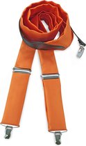 We Love Ties - Bretels - 100% made in NL, polyester stof oranje