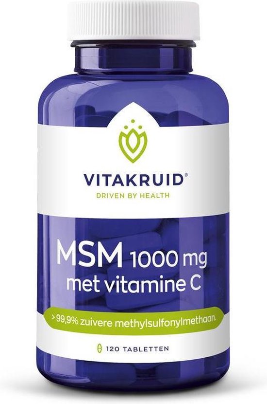 bol.com | Vitakruid / MSM 1000 mg met vitamine C - 120 tabletten