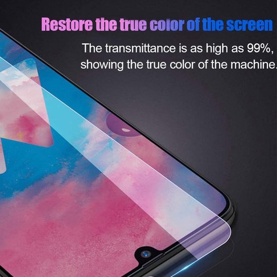 Samsung Galaxy A8 2018 + 2 pièces Glas Screenprotector Rose