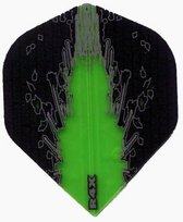 Ruthless R4X High Impact Black Green - Dart Flights