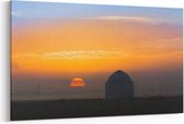 Schilderij - The lonely sunset — 90x60 cm