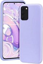 Samsung A41 Siliconen Hoesje Pastelkleur Paars