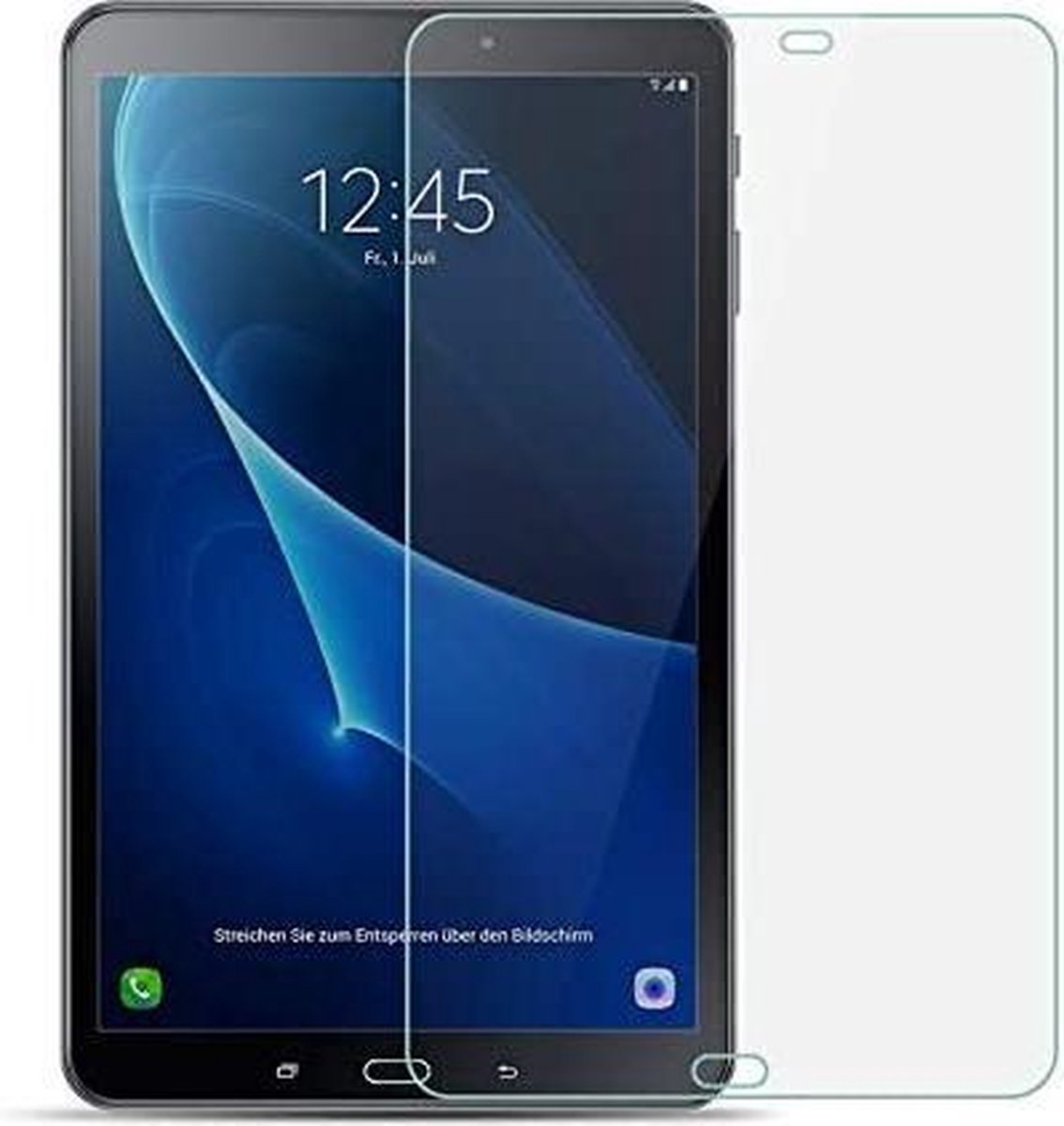 Screenprotector Glas - Tempered Glass Screen Protector Geschikt voor: Samsung Galaxy Tab A 10.1 2016 (T580 T580N T585 T585C) - 1x