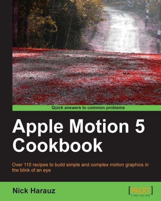Apple Motion 5 Cookbook - cover