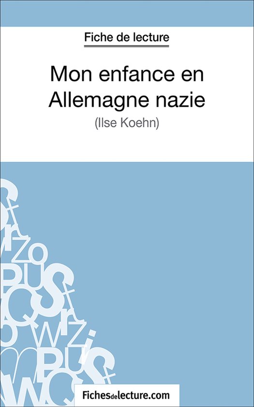 Mon enfance en Allemagne nazie - cover