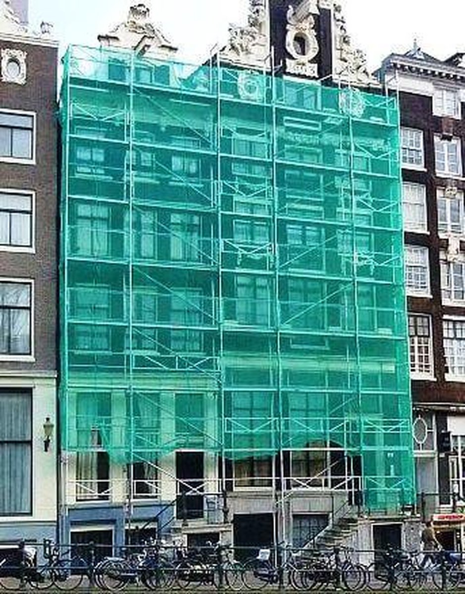 Steigerdoek - 3,07 x 50 - Groen - 75 gr/m² - Steigernet