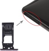 SIM-kaarthouder + SIM-kaarthouder + Micro SD-kaarthouder voor Sony Xperia XZ2 (roze)