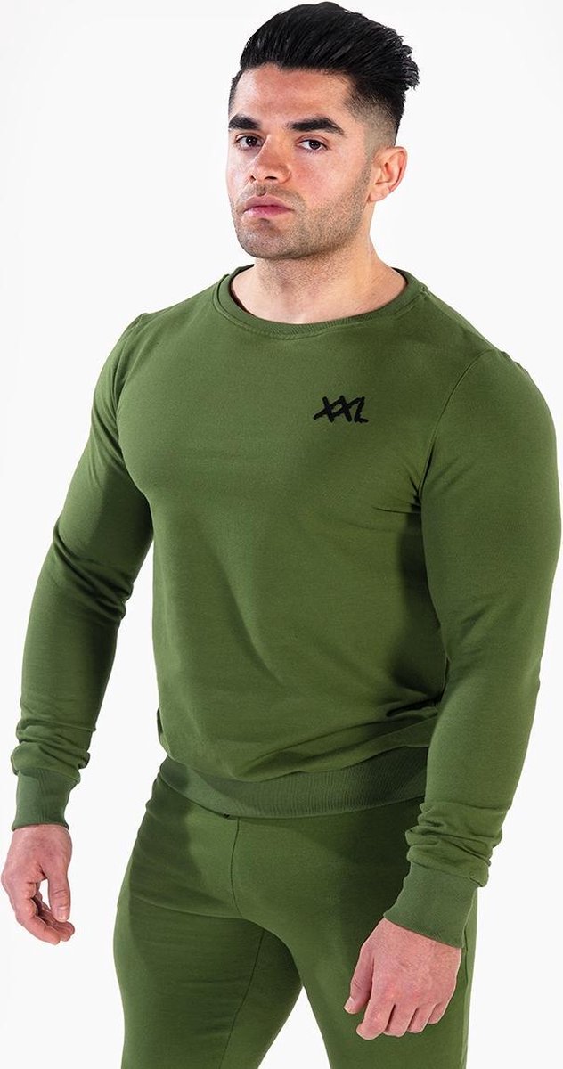 Men's Essential Sweater-Army Green-M