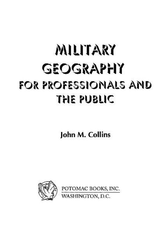 Military Geography (ebook), John M Collins 9781597973595 Boeken bol