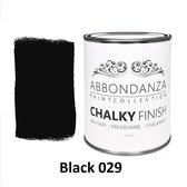 Bol.com Abbondanza krijtverf kleur: Black / Chalkpaint 1L | Abbondanza krijtverf is perfect voor het verven van meubels muren en... aanbieding