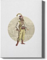 Arabian Soldier - Walljar - Wanddecoratie - Poster ingelijst