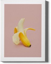 Walljar - Peeled Banana - Muurdecoratie - Poster