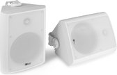Speakerset, geschikt voor buiten - Power Dynamics BC65V witte speakerset voor 100V systemen en 8 Ohm - 150W