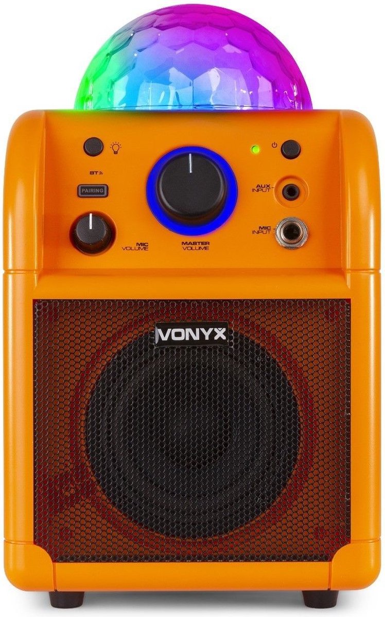 Kit karaoké - Vonyx Kit karaoké Witte sur batterie avec Bluetooth