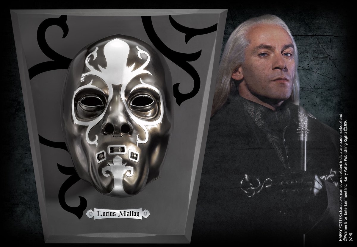 Noble Collection Harry Potter - Lucius Malfoy / Lucius Malfidus Masker Replica