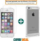 iphone 5 anti shock case | iPhone 5 A1428 hoesje siliconen | iPhone 5 anti shock hoes transparant | beschermhoes iphone 5 apple | iPhone 5 hoes cover hoes + iPhone 5 gehard glas sc